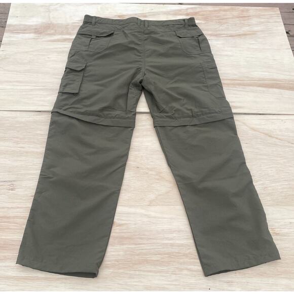 Uniqlo Cargo Pants Mens Nylon Zip Pockets light green Size US XL‎ - Picture 5 of 6